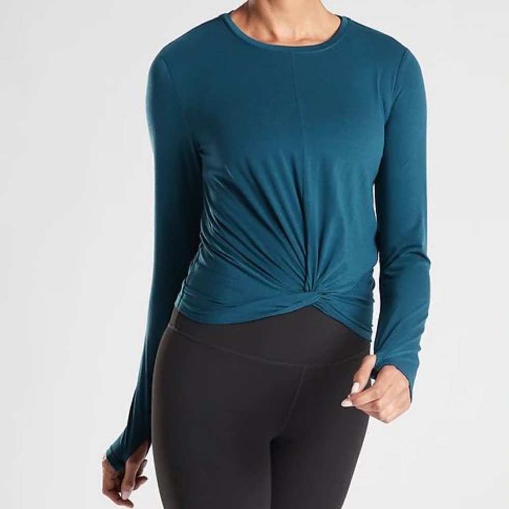 Athleta Essence Twist Top Size Medium